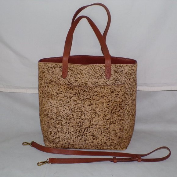 MADEWELL Transport Tote Calf Hair Leopard Bag - Picture 6 of 11